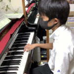レッスンの様子 中学生男子